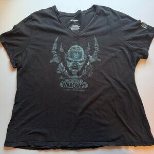 Women's World of Warcraft Shadowlands Jailer Short Sleeve Black T-shirt sz 3XL